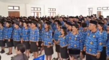 471 PPPK Paruh Waktu Resmi Terima SK, Bupati Paulus Henuk Tegaskan Komitmen Penguatan Pelayanan Publik