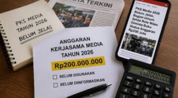 PKS Media 2026 Belum Jelas, Bagian Umum Setda Rote Ndao Diminta Buka Status Anggaran Rp200 Juta