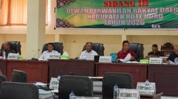 DPRD dan Pemkab Rote Ndao Sahkan Raperda Perubahan APBD 2026 Dalam Penutupan Sidang III