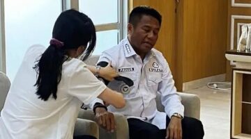 Di Tengah Padatnya Tugas, Paulus Henuk Sisihkan Waktu Rutin Periksa Kesehatan